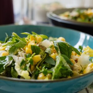 Corn with Basil