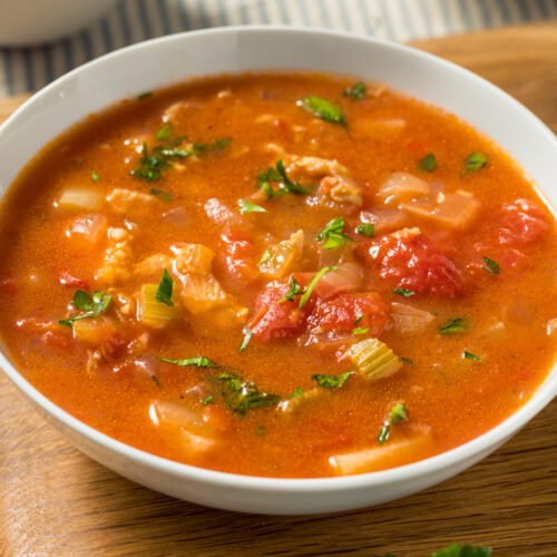 manhattan clam chowder - recipe - postpartum soups and stews collection - fourth trimester podcast