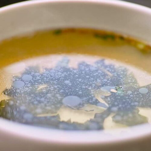 chicken seaweed soup growing together